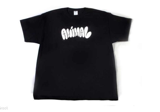 Animal Fill In T-shirt - Black