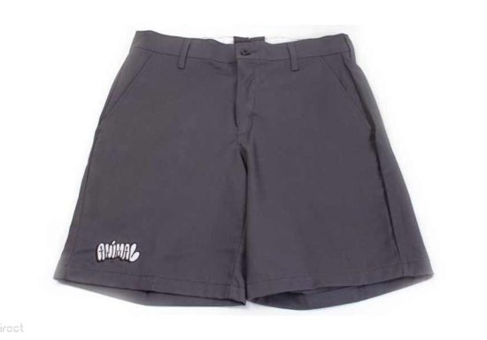 Animal Fill In Shorts - 34" (Charcoal)