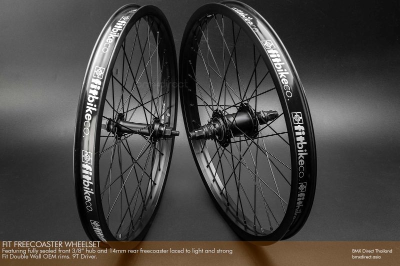 Fit Freecoaster Wheel Set 20" - RHD (Black)