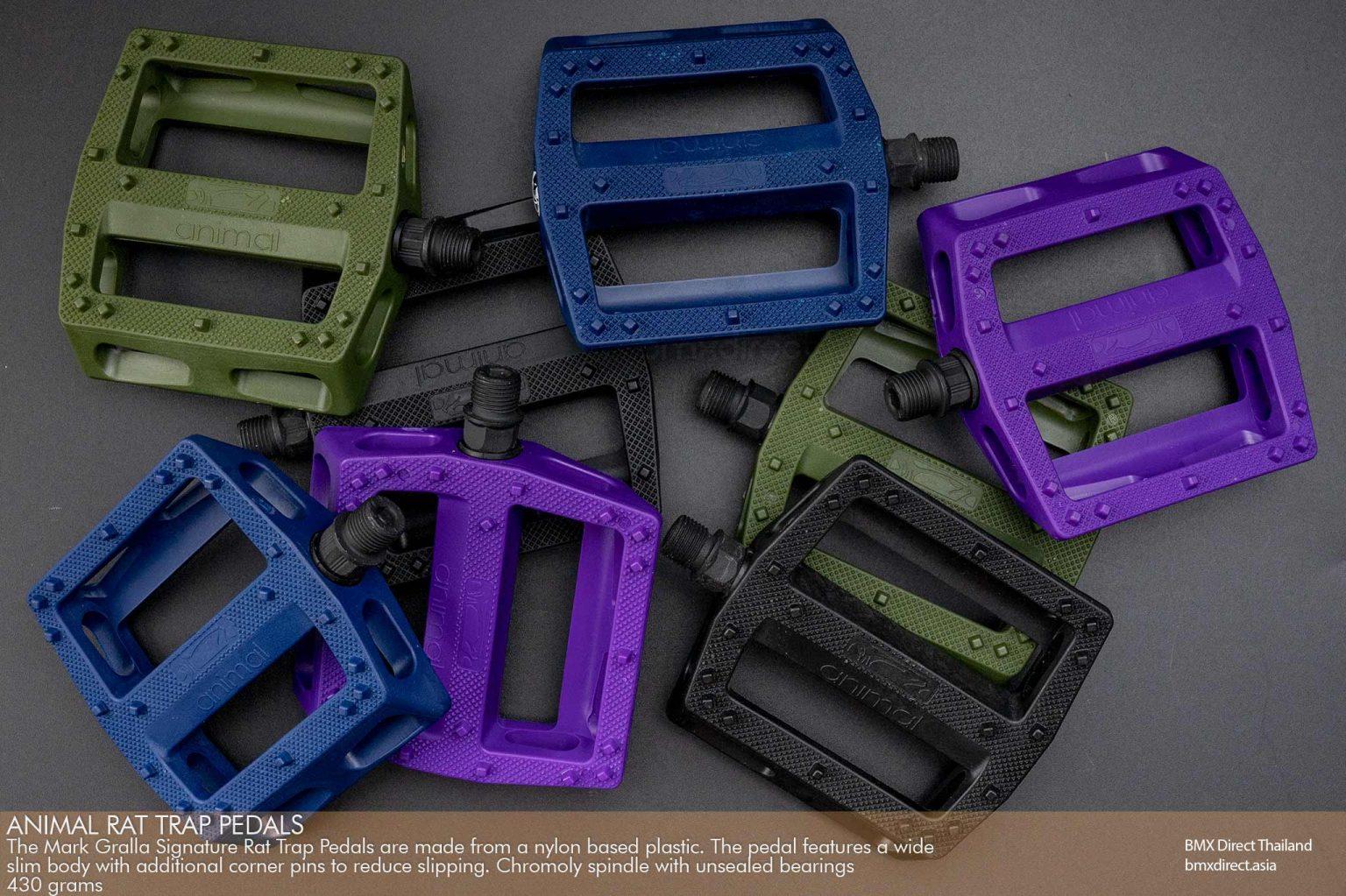 Animal Rat Trap Pedals (Mark Gralla Signature) (Blue) ⋆ BMX Direct Thailand