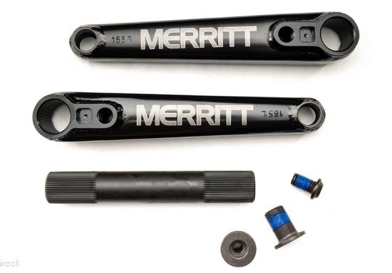 Merritt Battle Crank Set - 165mm (Black)