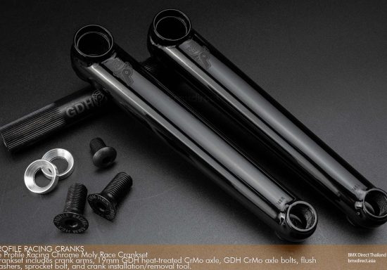 Profile RHD Race Crank Set - 165mm (Black)