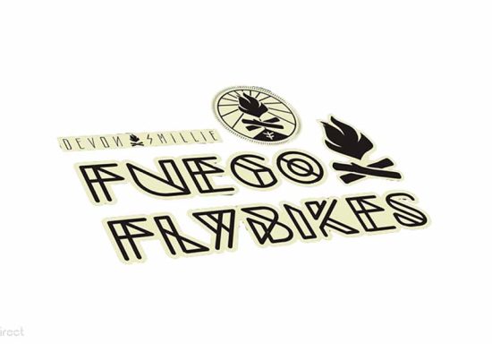 Fly Fuego Sticker Pack (Black)