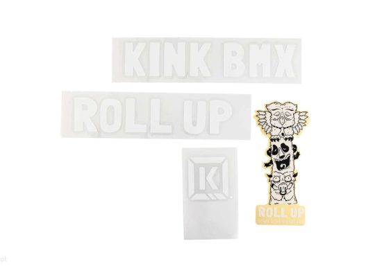 Kink Roll Up Frame Decal Kit (Gloss White )
