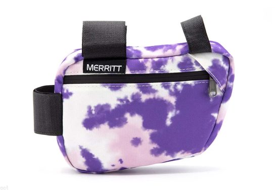 Merritt Corner Pocket Frame Bag (Purple Tie Dye)